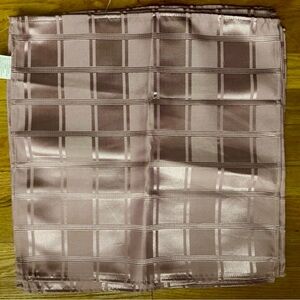 TABLE CLOTH & 12 NAPKINS (Dust Rose)